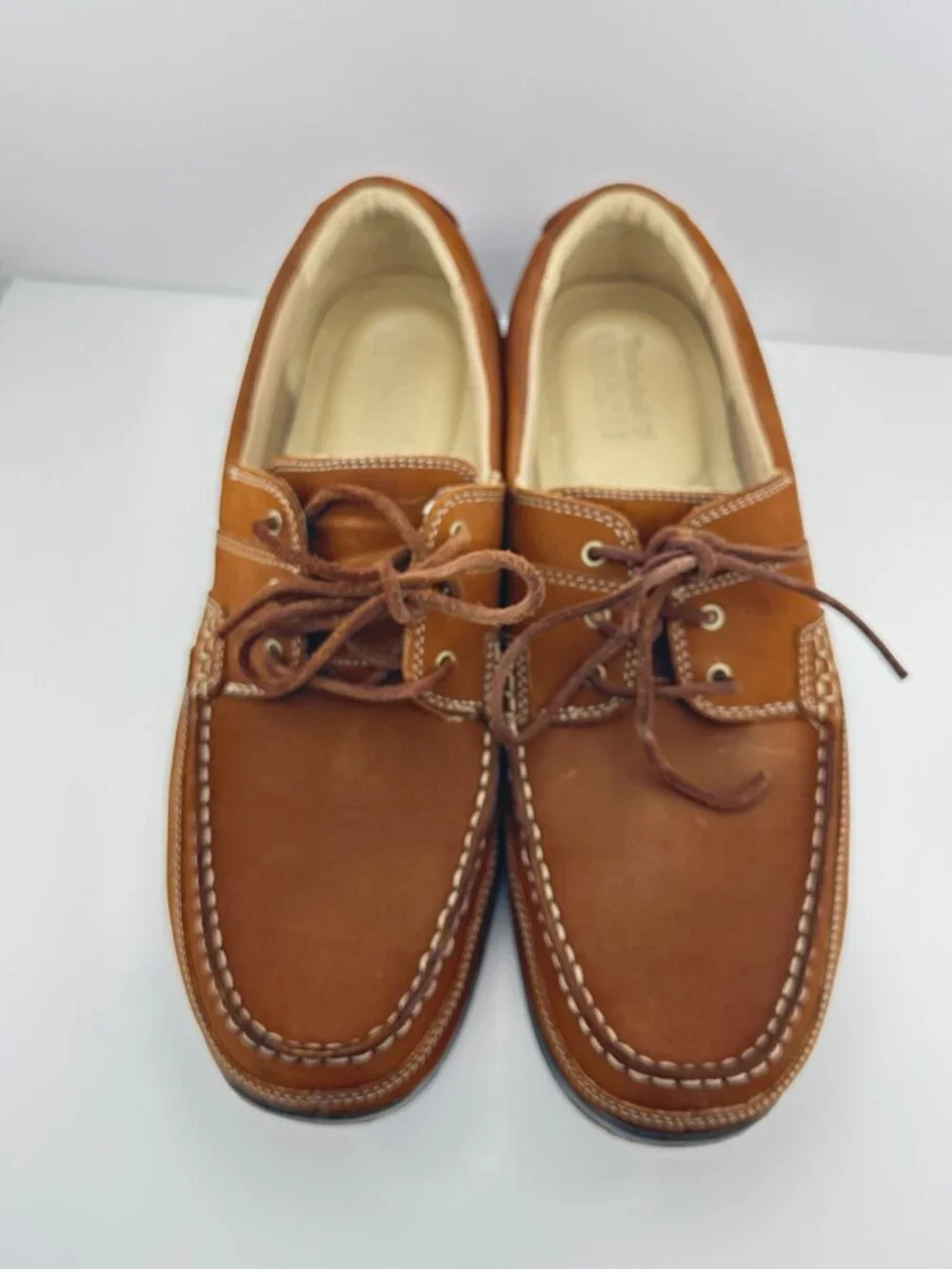 TIMBERLAND EARTHKEEPERS CUPSOLE BROWN SUEDE LEATHER MEN'S MOCCASIN SIZE 13 W